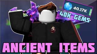 SPENDING 40K GEMS FOR TIER 2 ANCIENT ITEMS IN SUPER POWER FIGHTING SIMULATOR