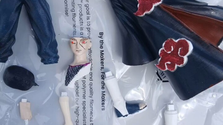 Itachi 3D Print Handpainted with Acrylic Color