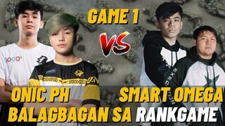 ONIC PH VS SMART OMEGA (GAME 1) NAGKAHARAP SA RG BALAGBAGAN TALAGA