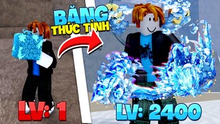 Blox Fruit - Thử Thách Khám Phá Sức Mạnh Full Thức Tỉnh Trái Băng V2 (Level 1 to Max In Roblox)