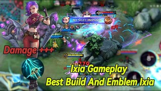 Ixia Gameplay, Best Build And Emblem Ixia | Damage ++ Sky Piercer