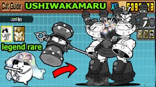 The Battle Cats QUÁ ĐỈNH LEGEND RARE THỨ 2 TIẾN HÓA ROBOT CUỒNG PHONG USHIWAKAMARU TOP GAME THÀNH EJ