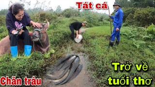 Trở Về Tuổi Thơ Chăn Trâu Tát Cá Suối Cùng Tem Săn Bắt Ẩm Thực Vùng Cao