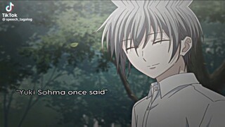 Yuki Sohma once said: