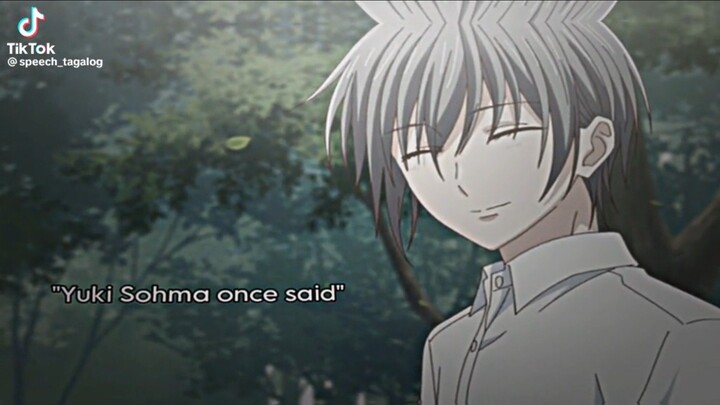 Yuki Sohma once said: