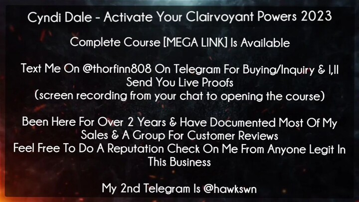 Cyndi Dale Course Activate Your Clairvoyant Powers 2023 download