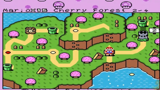 Mario ช่วยชีวิตเห็ดทองคำ 100% WORLD 2 Cherry Forest