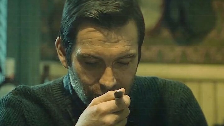 The man eating suddenly realized his son hadn’t touched a single bite of his porridge.