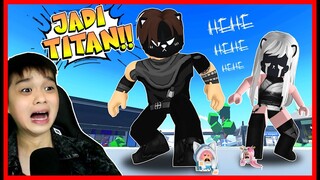 WAYAW BERSAUDARA MENJADI TITAN !! ATUN & MOMON STRESS !! Feat @MOOMOO Roblox Roleplay