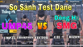 Phân Tích Và So Sánh Test Dame Khẩu UMP45 vs Những Khẩu Súng Thuộc Dòng SMG - PUBG Mobile.