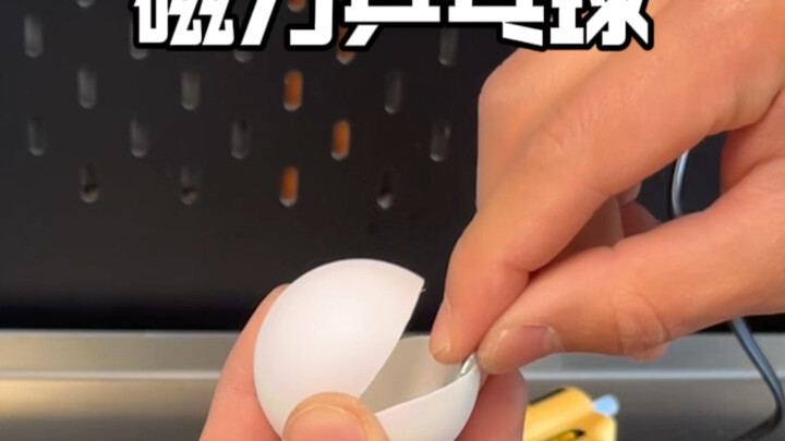 When you put a magnet inside a ping-pong ball, things get really fun!