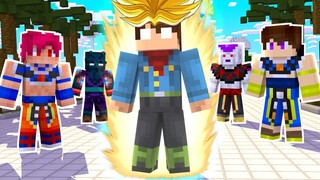 SURVIVOR VS 4 CAÇADORES DEUSES 𝗡𝗢 DRAGON BALL DE MINECRAFT POCKET EDITION !! ‹ Ine ›