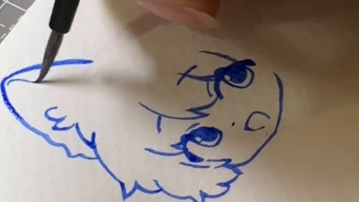Phác thảo bằng tay ư? Cọ vẽ thực sự không hề rung!