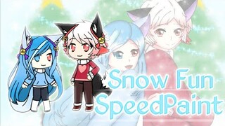 Snow Fun // Ft. Jest // Merry Christmas // SpeedPaint // SkylerY Yanime