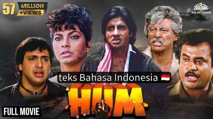 Jack yudhik _ film India _ HUM _ Amitabh Bachchan _ rajnikanth _ Govinda _ Kimi katkar _ sub indo