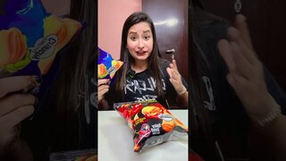 Market me aaye hain Naye *Korean Chips*🔥🔥....Turtle Chips Review😍 #Shorts #FoodReview #koreanfood