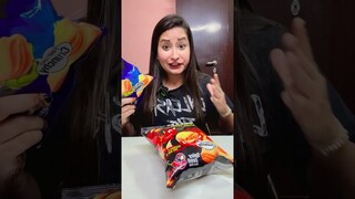 Market me aaye hain Naye *Korean Chips*🔥🔥....Turtle Chips Review😍 #Shorts #FoodReview #koreanfood