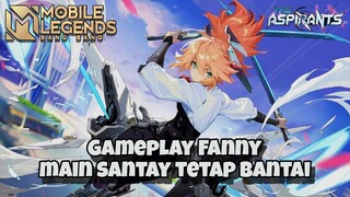 Gameplay Fanny santai namun tetap bantai no death