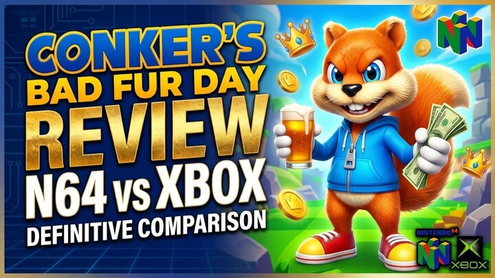 🔥 “Conker’s Bad Fur Day – O Jogo Mais Doido do N64! | Careca Retro Review”