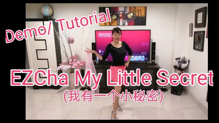 EZCha My Little Secret  Line dance*Demo/ Tutorial (Choreo: Emily Soh )