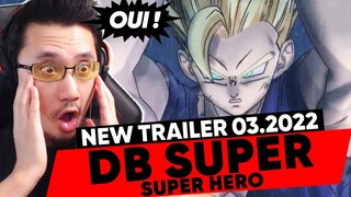 QUI SERA L'ANTAGONISTE FACE A GOHAN ? NEW TRAILER DRAGON BALL SUPER SUPER HERO MARS 2022 !