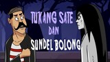 Kartun Horor Lucu Tukang Sate dan Sundel Bolong