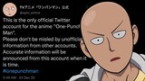 OFFICIAL ONE PUNCH MAN ACCOUNT BANS LEAKERS FOR MAPPA LEAK ON SEASON 3