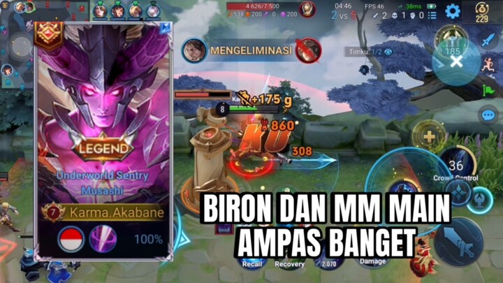 BIRON DAN MM MAIN AMPAS BANGET
