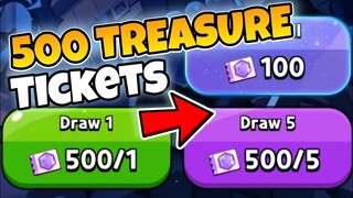 500 TREASURE TICKETS Gacha using 30K Mileage Points 🔥