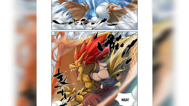 มังงะจีนพากย์ไทย ตำนานของเหล่าอสูรและทวยเทพ ตอนที่ 3725 ภูตปีศาจ มังกรเทพศักดิ์สิทธิ์ปีกโลหิต!