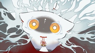 [ Onmyoji Handwriting | Word Spirit ]Rolling Word Spirit Meow!