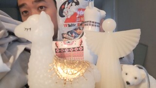 ASMR WHITE THEME WHITE RABBIT CANDY & SHOW AND TELL WHITE PRODUCTS ⚪⚪⚪