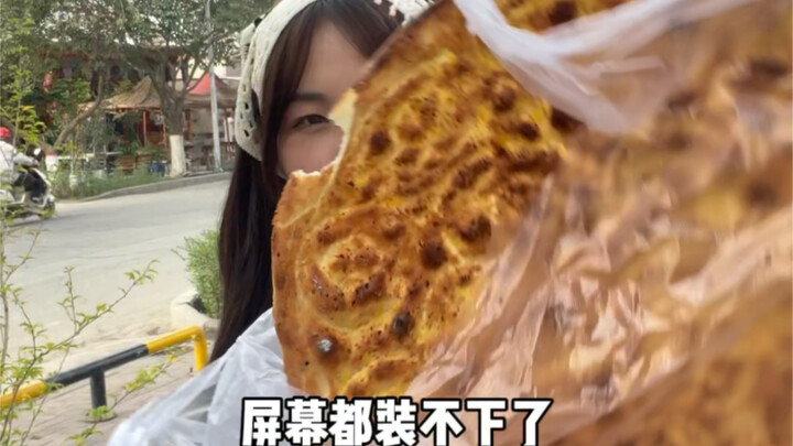 Benar-benar terkejut habis sama roti naan dari Xinjiang!