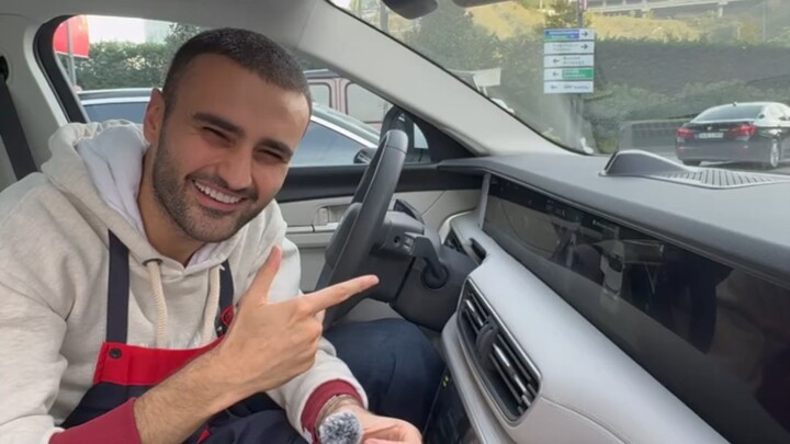 Smiling Brother's New Car