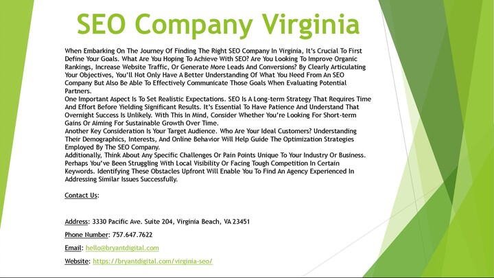 SEO Company Virginia