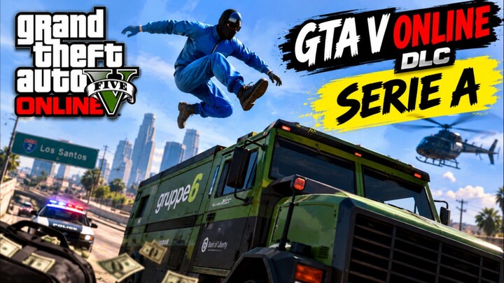 ,💯🔥🛑GTA V Online série A  DLC PS4