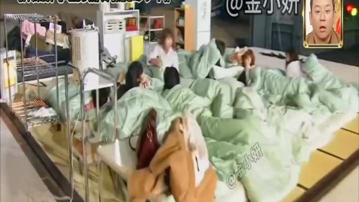 Japanese variety show comedy girl group forced to start filming early in the morning