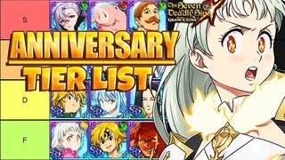 Best Heroes TIER LIST (Anniversary Edition) - Seven Deadly Sins: Grand Cross