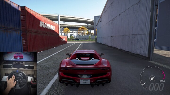 Ferrari GTB 296 | Forza Horizon 6 | Steering Wheel Gameplay
