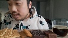 ASMR __BROWN FOOD__ CHOCOLATE MARSHMALLOW, CHOCOLATE, LOTUS COOKIE, CRACKER 🟤🟤