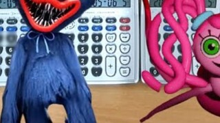 Play "Huggy Wuggy" & "Mommy Long Legs Song" with 4 calculators