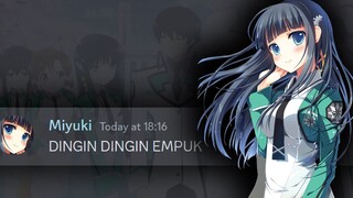 Awas ! Bikin cewe ini kesel, kamu bisa BEKU 🥶 || Miyuki - Mahouka Koukou no Rettousei