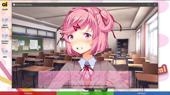Doki-Doki Ekskul Sastra : "Waduh, rambut baru nih" [Spoiler]