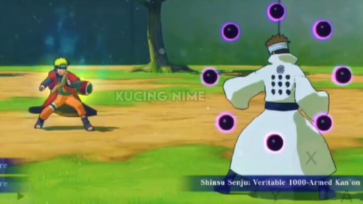 Naruto Sennin Mode nantangin Ashura! menarik🔥