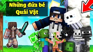 bqThanh và Ốc Tìm Ra Những EM BÉ QUÁI VẬT Siêu Dễ Thương Trong Minecraft