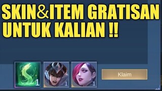 SKIN DAN ITEM GRATIS UNTUK KALIAN !! MOONTON BAIK NGASIH GRATISAN TAPI ADA SYARATNYA