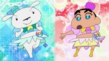 [Chinese subtitles] Shin-chan and Haku transform into Pretty Cure!