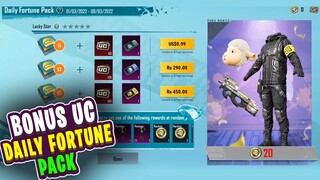 FREE BONUS UC GIFT | DAILY FORTUNE PACK EVENT EXPLAINED | NEW EVENT PUBG MOBILE