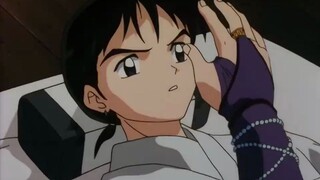 Anime InuYasha: Maitreya begitu penuh nafsu dan keras kepala, bahkan saat kematian sudah dekat, dia 