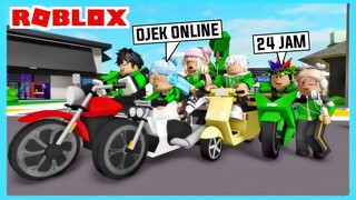 24 Jam Menjadi Ojek Online Server Publik Di Roblox Brookhaven ft @Shasyaalala